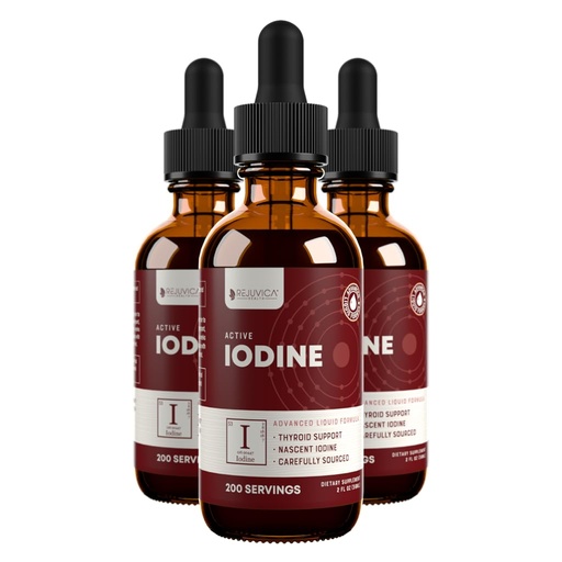 [BRSREGQ2DIMWAFIU] Active Iodine - Nascent Iodine Drops - Liquid Delivery for Better Absorption - Supports Healthy Energy Levels and Vitality (3)