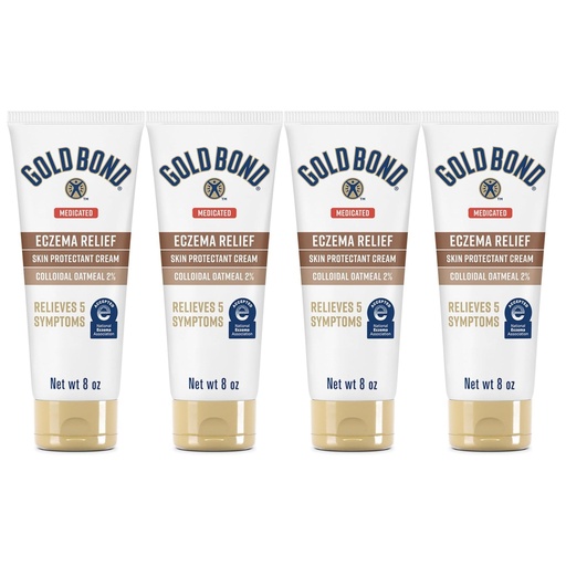 [BRSWKZQ4OIIW2AY7] Gold Bond Ultimate Eczema Relief Skin Therapy Cream 8 oz Pack of 4