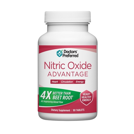 [BRSRGCQ6BN5B6AA7] DOCTORS' PREFERRED Nitric Oxide Supplement - Better Than Beet Roots for Blood Flow and Energy - 90 Vegan Tablets