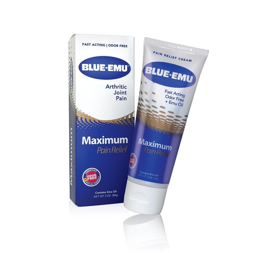 [BRSWIBQLOR5BGA3C] BLUE-EMU Maximum Pain Relief Cream for Arthritis, Muscle, & Joint Aches, 3 Oz, 1 Pack