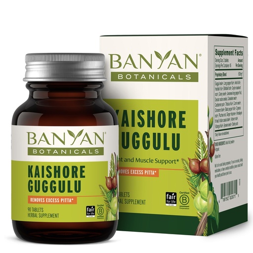 [BRSWIZ3RAIEBYFLC] Banyan Botanicals Kaishore Guggulu – Organic Joint Support Supplement – Traditional Blend that Supports Healthy Joints, Muscles, and Connective Tissue* – 90 tablets – Non-GMO Sustainably Sourced Vegan