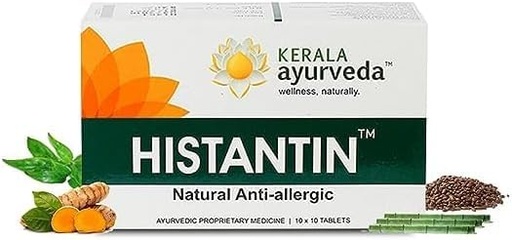 [BRSROBI3DMGQGFDB] Generic Pub Histantin Tablet | Anti-Allergic Ayurvedic Tablet| Non-Drowsy Formula| for Seasonal, Dietary, and Respiratory Allergies| with Amla, Turmeric, and Guduchi| 100 Tablets