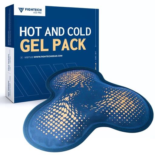[BRSRMHY2CEAWA2T6] Reusable Hot and Cold Gel Ice Pack for Shoulder, Rotator Cuff, Knee, Back, Head, Eyes, Elbow, Hip - Leak Proof Post Surgery Heat & Cold Therapy Compress by FIGHTECH (Hinge Joint, Single)