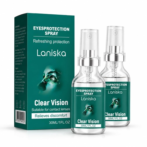 [BRSRGCATBYARM3YY] Lutein Eye Spray — Relieves Eye Fatigue, Hydrates & Moisturizes- 2 Bottles, 30ml Each
