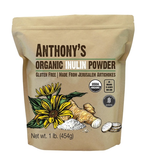 [BRSROCAZB5YAIYI2] Anthony's Organic Inulin Powder (1 Pound)