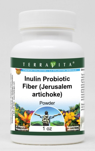 [BRSWYHY7AEIQAYA6] Inulin Probiotic Fiber (Jerusalem Artichoke) Powder (1 oz, ZIN: 570989)