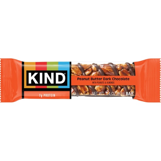 [BRSWGYDRCMHRMYLG] KIND Gluten Free Protein Bar, Peanut Butter Dark Chocolate, 1.4 Ounce