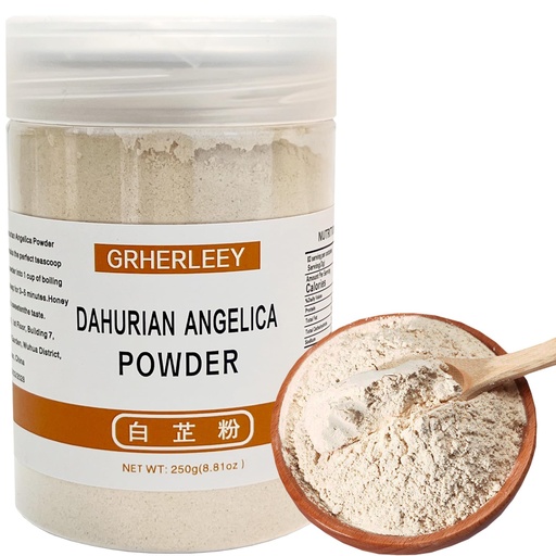 [BRSREBITCQJWCCDH] Dahurian Angelica Powder BaiZhi Fen, 8.81oz/250g-白芷粉,for Making Soup,Seasoning Meat fillings.