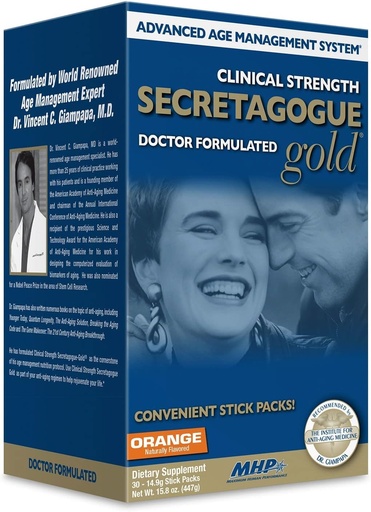 [BRSWKZAZOUARKDYZ] MHP Secretagogue Clinical Strength-Gold, Orange, 30 Count