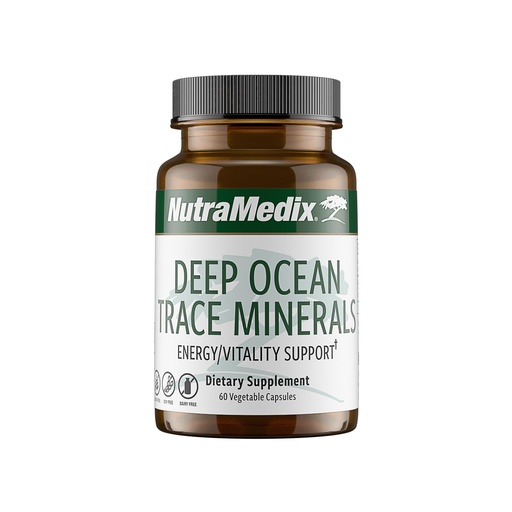 [BRSWGHDQPIIGA2TP] NutraMedix Deep Ocean Trace Minerals 1,000mg - Mineral & Energy Supplements - Magnesium, Zinc, Potassium, Boron, Phosphorus & Manganese - Electrolyte Support (60 Capsules)