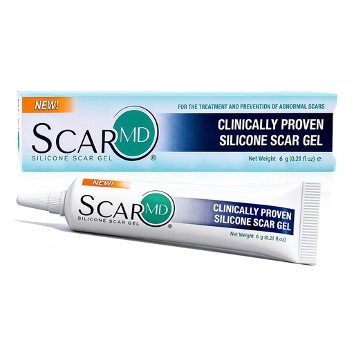 [BRSRAZI2C4GRGD32] Silicone Scar Gel – Massage Design for Faster Healing | Clinically Proven to Scar Cream for Surgical Scars, Flatten Keloids & Acne Scars | Silicone Scar Cream 100% Pure（0.21oz）