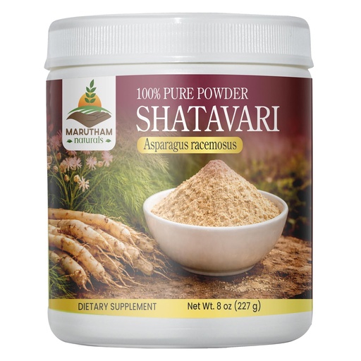 [BRSRGBDQAENGGCI7] Shatavari Root Powder–100% Pure Asparagus racemosus, Traditional Adaptogenic Ayurvedic Herb for Women’s Vitality & Hormonal Balance, Finely Milled, Non GMO, 8 oz