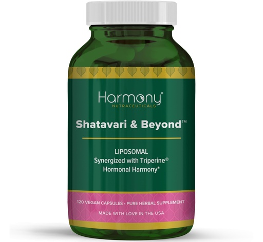 [BRSRGGAYCEIWAHY6] Shatavari & Beyond™ – Liposomal Extract with Triperine® | Ayurvedic Adaptogenic Herb for Hormonal Harmony & Reproductive Wellness | Vegan, Non‑GMO, Clinical Grade – 120 Capsules – Made in The USA*