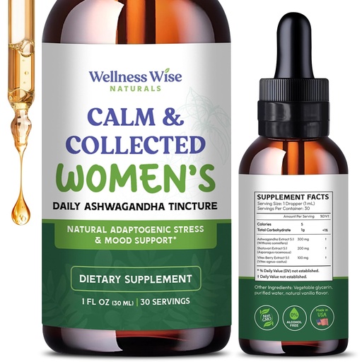 [BRSREZD2CF5AE3TX] Calm and Collected Hormone Balance Tincture for Women