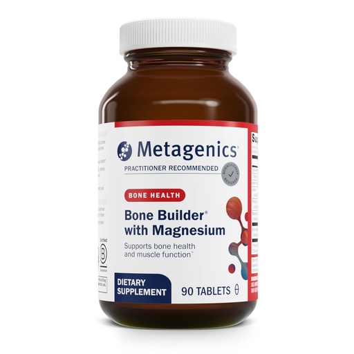 [BRSWIYTQA4OGIHLM] Metagenics Bone Builder with Magnesium - for Comprehensive Bone Strength & Wellness* - with Calcium, Vitamin D & Chelated Magnesium for Quick Absorption - Non-GMO & Gluten-Free - 90 Tablets