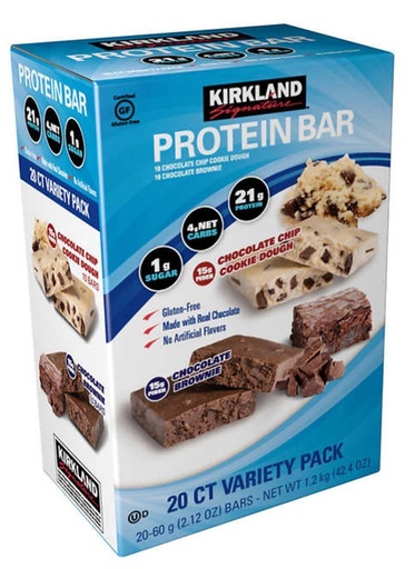 [BRSWGYYFOJYB4F3L] Kirkland Signature Protein bar energy variety pack vMvbtn, 2Pack (40 Count)
