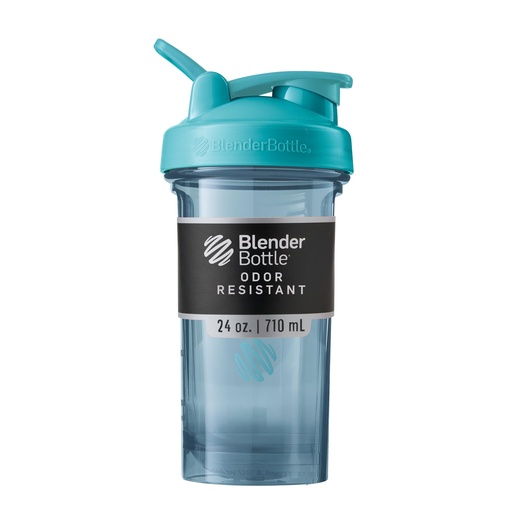 [BRSWYBQ3AV7QMGQZ] BlenderBottle Shaker Bottle Pro Series Perfect for Protein Shakes and Pre Workout, 24-Ounce, Cerulean Blue