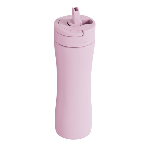 [BRSREAD3BV5WG33F] PerfectShaker LUMA Premium Stainless Steel Shaker with Built-in Straw - Double Wall Vacuum Insulated, Leak-Proof, Non-Toxic, ActionRod Mixing – Gym, Fitness & Travel Protein Shaker - 22oz (Blush)