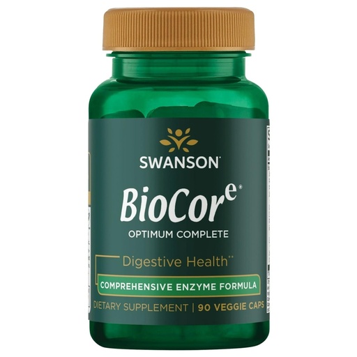 [BRSWIYY5AYAB6GDE] Swanson Biocore Optimum Complete Ultimate Full Spectrum Enzymes 90 Veg Capsules