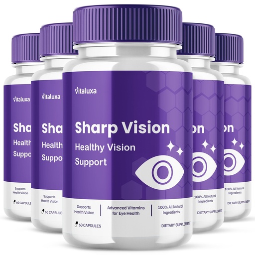 [BRSREHD5OZ7Q2CLU] (5 Pack) Sharp Vision Eye Supplement, Sharpe Vision Capsules for Advanced Healthy Eyesight Retina Support Formula, SharpVision Pills Clear Eyes Sharper Vision Improvement Vitamins Formula (300 Ct)