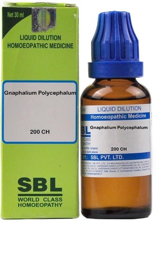 [BRSRABAFCEBGMFDJ] SBL's Gnaphalium Polycephalum 200 Dilution 30 ml