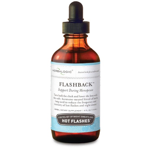 [BRSWIG32BAMGA2LU] Herbalogic - Flashback Liquid Herb Drops - Natural Relief for Menopausal Hot Flashes, Night Sweats, Sleeplessness, Irritability & Mood Swings - 4 Fl. Oz.