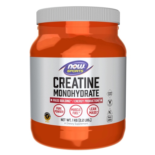 [BRSWIY32BQIRA2QV] NOW Foods Sports Nutrition, Creatine Monohydrate Powder, Mass Building*/Energy Production*, 2.2-Pound