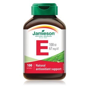 [BRSWKHQ6OINGOHTJ] Jamieson Vitamin E 100 IU, 100 softgels