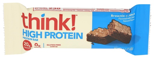 [BRSWIYQ7BMHWCEYV] ThinkThin, Brownie Diet Bar, 2.1 Oz