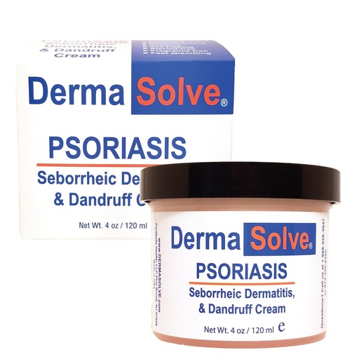 [BRSWGGQTOAFRSE3H] Dermasolve Psoriasis & Seborrheic Dermatitis Treatment Cream - Provides Intense Relief for Itchy, Flakey Skin and Advanced Moisturizing Prevents Future Flare-Ups 4.0 oz