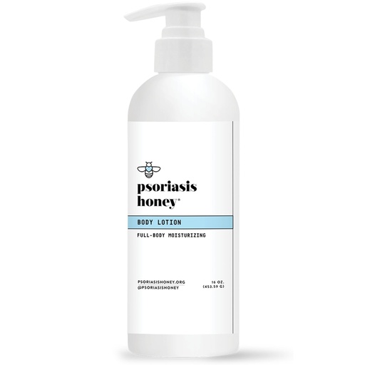 [BRSW2YY5DJ5BYC3D] PSORIASIS HONEY Daily Moisturizing Body Lotion - Eczema & Seborrheic Dermatitis Cream for Itchy & Flaking - Moisturizing Psoriasis Treatment for Skin (16oz)