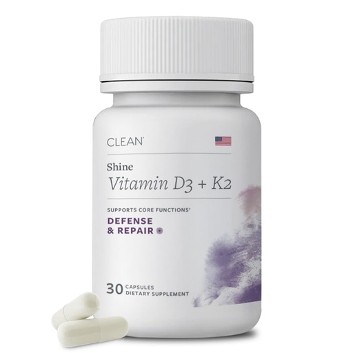 [BRSREHTRO5YRQDQU] Vitamin D3 K2 | 2500 IU D3 + K2Vital™ MK-7 45 mcg | Bone Health, Immune & Mood Support | Non-GMO, Gluten, Dairy, Soy & Nut-Free | 1 Daily Capsule | 30 Count