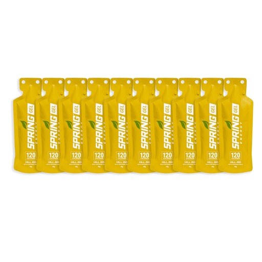[BRSWGGDYA4DQOE3U] SPRING Energy - Hill Aid - Mango Mint Energy Gel with 30 mg of Caffeine 120 Kcal - 20 Packs (20)