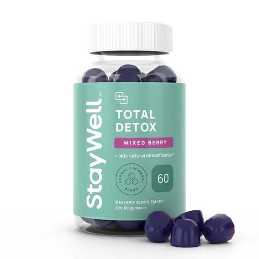 [BRSRAGD6B4DWO2Y2] Total Detox, Heavy Metal Detox for Adults- Zeolite, Chlorella, Milk Thistle, Shilajit & Iodine, Toxin Cleanser, Pineal Decalcification, Fluoride Cleanse, Heavy Metal Cleanse, 60 Mixed Berry Gummies