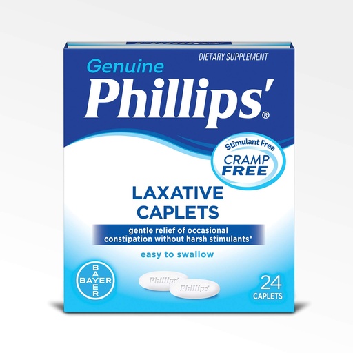 [BRSWIYYOOQMB2H32] Phillips' Laxative Caplets, 24 Caplets (Pack of 4)