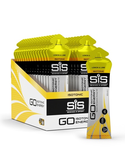 [BRSWIEAYO4GG2YDO] Science in Sport Go Isotonic Energy Gel, Lemon and Lime, 60 ml, Pack of 30