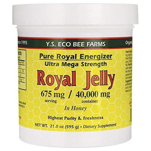 [BRSWIYTYO4HQA2I3] YS Royal Jelly/Honey Bee - Royal Jelly In Honey Ultra Strength, 21 oz gel