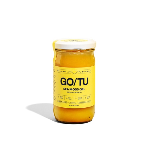 [BRSRA2YKOR6GOFLA] GO/TU Sea Moss Gel – 8oz Mango | Pure, Shelf-Stable Superfood | Nature’s Multivitamin