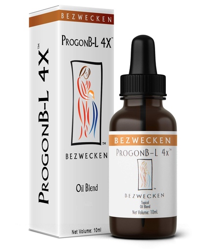 [BRSWIGT6AQIR6ETA] Bezwecken - ProgonB-L 4X - 10mL Topical Oil Blend - Professionally Formulated PMS & Pre-Menopause Symptom Support - Safe, Natural, Paraben Free - 30 Day Supply