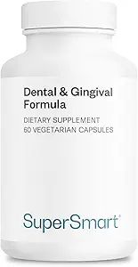 [BRSRAZD2A4PWY2A4] SuperSmart - Dental & Gingival Formula (Patented) - Oral Care Supplement - with TEES-10 | Non-GMO & Vegan - 60 Vegetarian Capsules