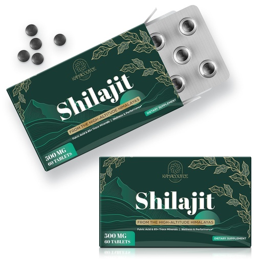 [BRSROBI3CEIGGDQ3] 30,000 MG Shilajit Tablets, Shilajit Himalayan Organic, with Fulvic Acid & 85+ Trace Minerals, More Effective Than Shilajit Resin & Capsules, Shilajit for Men & Women, with Lab Test. 120 Count.