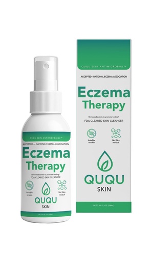 [BRSRGZ33CAHAMYL2] QUQU Skin Hocl Acid Eczema Spray - Instant Relief for Itchy, Red & Raw Skin - Gentle HOCl Mist for Babies, Kids & Adults - Soothes Atopic Dermatitis & Rash Symptoms - Steroid & Alcohol Free -(3.8 Fl)