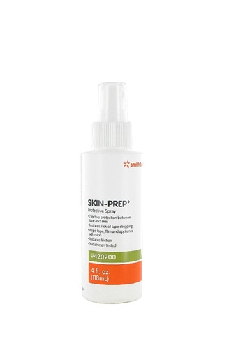 [BRSWIYT7CYCQIDLC] Smith & Nephew SW420200 Skin-PREP Spray, Protective Dressing Spray, Skin Barrier Film, Contains Alcohol, 4 Ounces