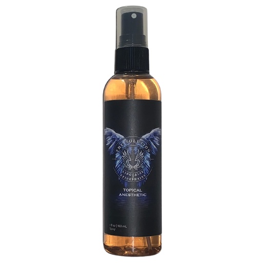 [BRSRMEI2AUCQMDLZ] The Solution 5% Lidocaine .01% Epinephrine, Maximum Strength Topical Pain & Inflammation Numbing Spray By Scalp Tech Inc, 4 Fl Oz, 142 grams