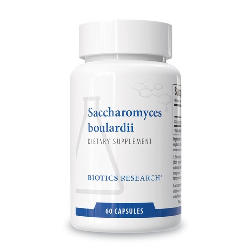 [BRSWI2YHOQORKHY7] Biotics Research Saccharomyces boulardii Probiotics Supplement - 235 mg/Serving- Supports GI Health Microbial Balance, Healthy Immune & Pathway Responses - Dairy-Free, Temperature-Stable - 60 Capsules