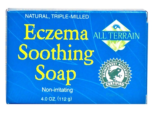 [BRSWGZY2CEIGM3YV] All Terrain Eczema Soothing Soap Bar, 4oz, To Cleanse & Calm Itchy, Irritated Eczema Skin