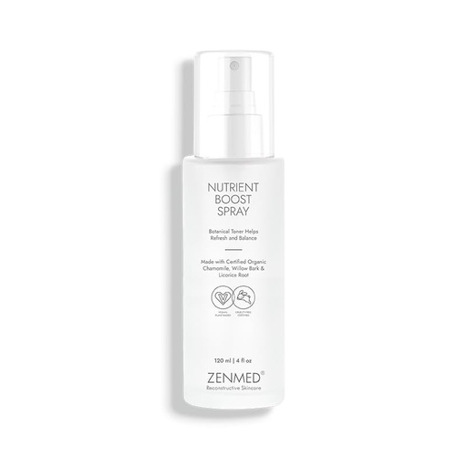 [BRSWGYI5OB4AYYDX] ZENMED Nutrient Boost Spray - 4 oz. Soothing Botanical Toner Made for Sensitive Irritated Skin Types Calms Redness & Nourishes Dehydrated Skin