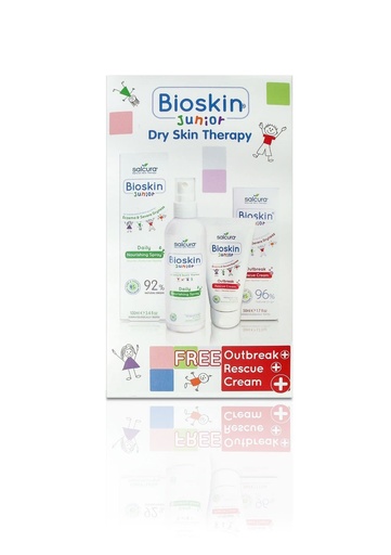 [BRSWGZQYCEFAE3L5] Salcura Bioskin Junior Dry Skin Tharapy Nourishing Spray & Free Rescue Cream