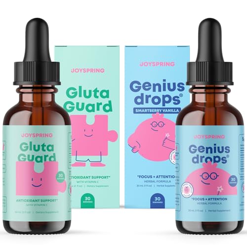 [BRSRAFQ7CQGRUGTA] JoySpring Glutathione Liquid and Genius Drops Smartberry Vanilla for Kids