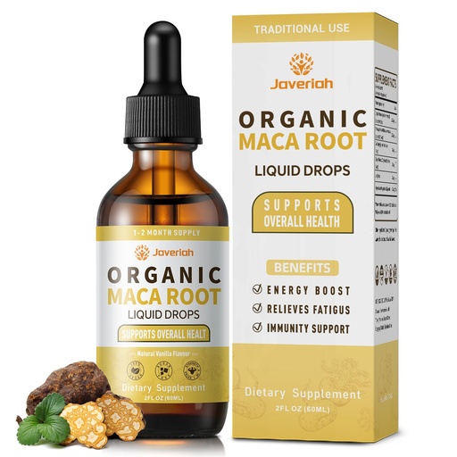 [BRSREHY3OQFQK3DK] Organic Maca Root Liquid Drops with Ashwagandha,Goji Berry,Ginger,Magnesium and L-Arginine for Women and Men,Ashwagandha Maca Root Supplements Tincture 4 Fl Oz 2 Pack